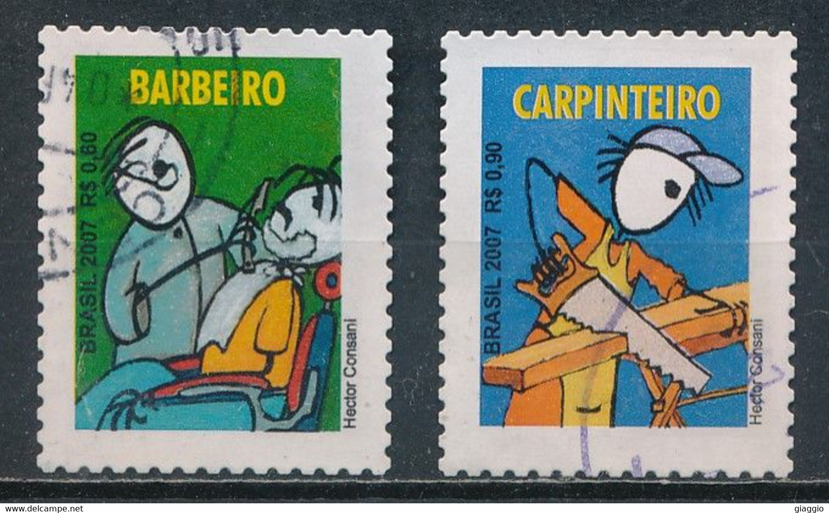 °°° BRASIL - Y&T N°2987/88 - 2007 °°° - Used Stamps