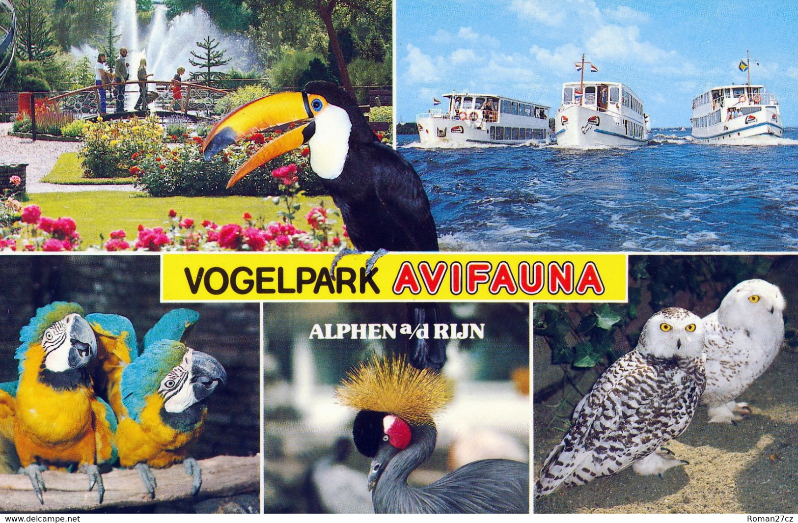 Vogelpark Avifauna Alphen A/d Rijn, NL - Toucan, Macaw, Crane Snowy Owl - Alphen A/d Rijn