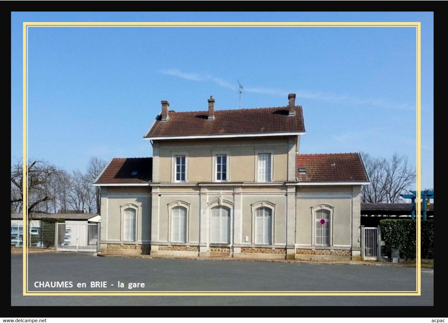 77  CHAUMES  En  BRIE  ... La  Gare - Other & Unclassified