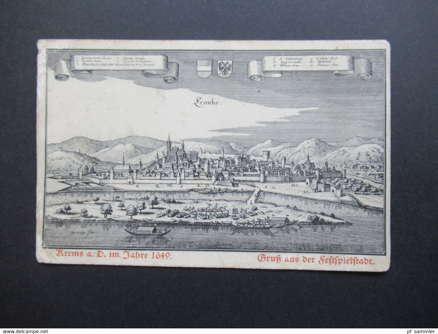 Österreich Um 1900 AK Krems An Der Donau Im Jahre 1649 Gruß Aus Der Festspielstadt - Krems An Der Donau