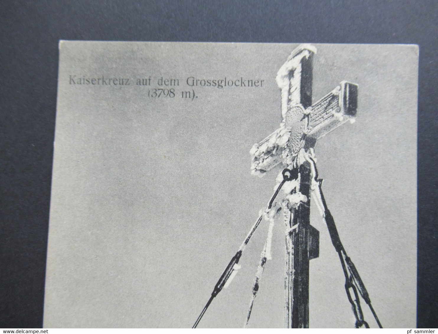 Österreich AK Um 1906 Kaiserkreuz Auf Dem Grossglockner 3798 M. Verlag H. Schildknecht Wien 1906 - Alpinismo