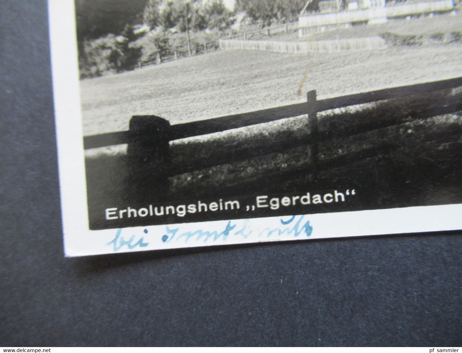 Österreich Deutsches Reich Ostmark 1941 Echtfoto AK Erholungsheim Egerdach - Innsbruck