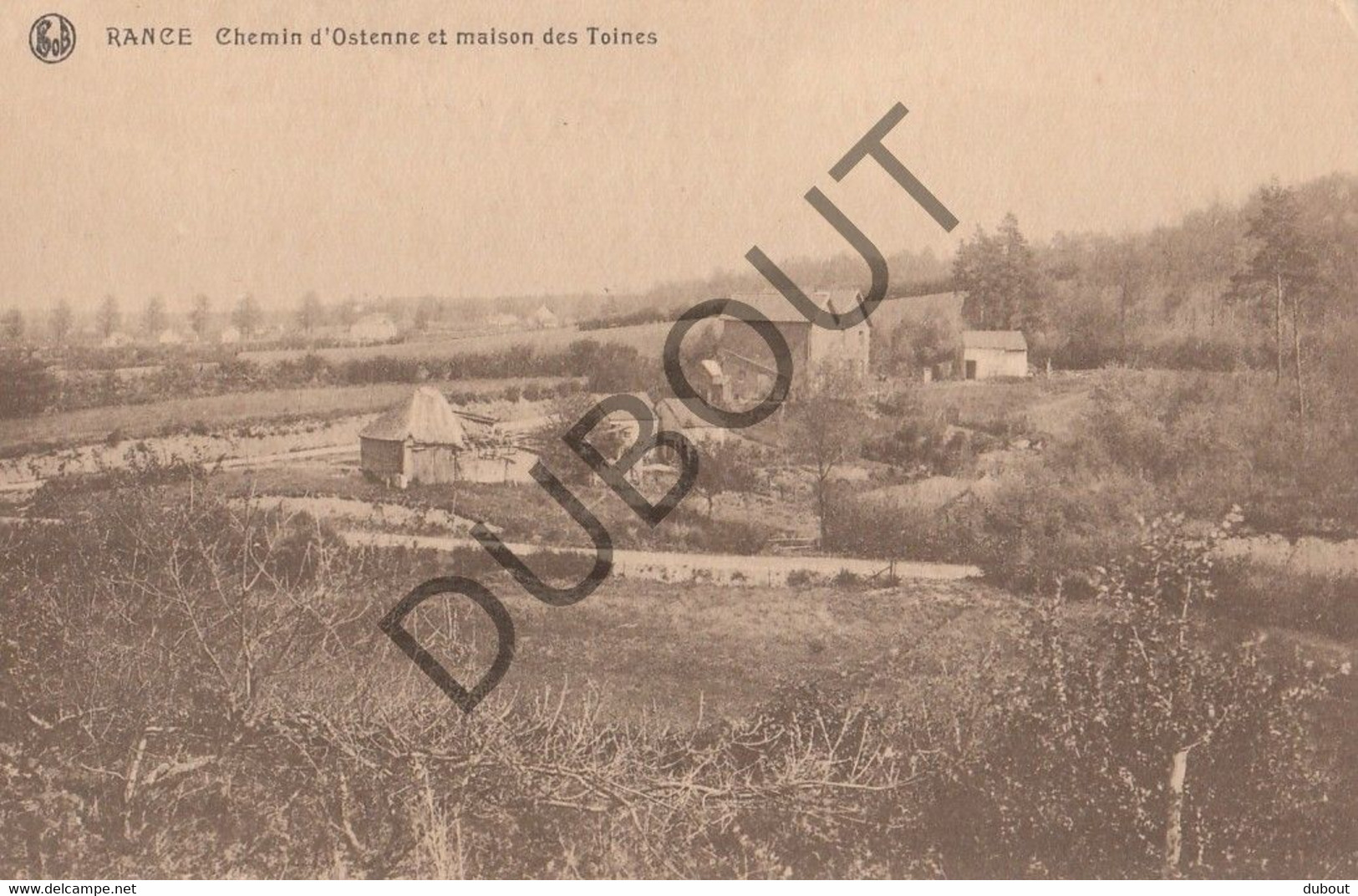 RANCE - Postkaart-Carte Postale - Chemin D'Ostenne Et Maison Des Toines  (C808) - Sivry-Rance