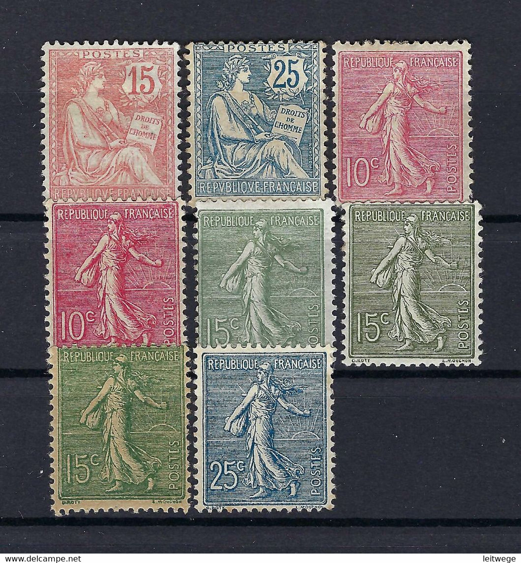 Frankreich Lot Aus Mi.102-112 */(*) - Nuovi