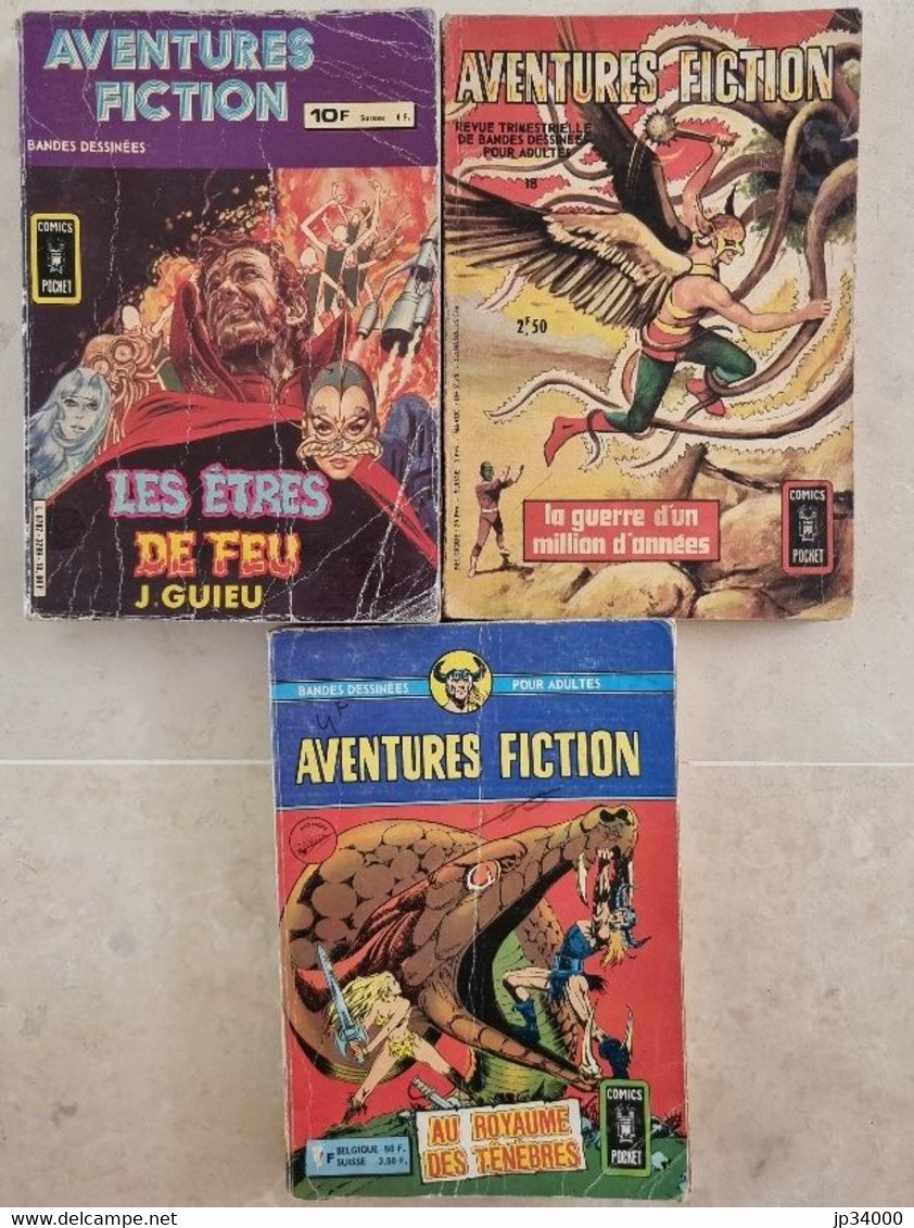 COMICS POCKET / AVENTURES  FICTION / Numéro18 + Recueils 3299+3149 (soit 5 N°) (BD Petit Format) - Aventures Fiction