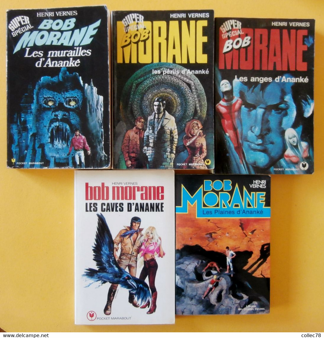 5 BOB MORANE  E.O "LE CYCLE D'ANANKE (complet)" - HENRI VERNES - Avventura