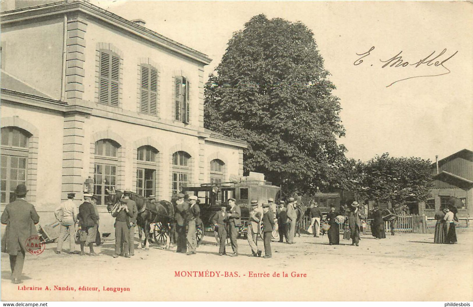 MEUSE  MONTMEDY BAS  Entrée De La Gare - Montmedy