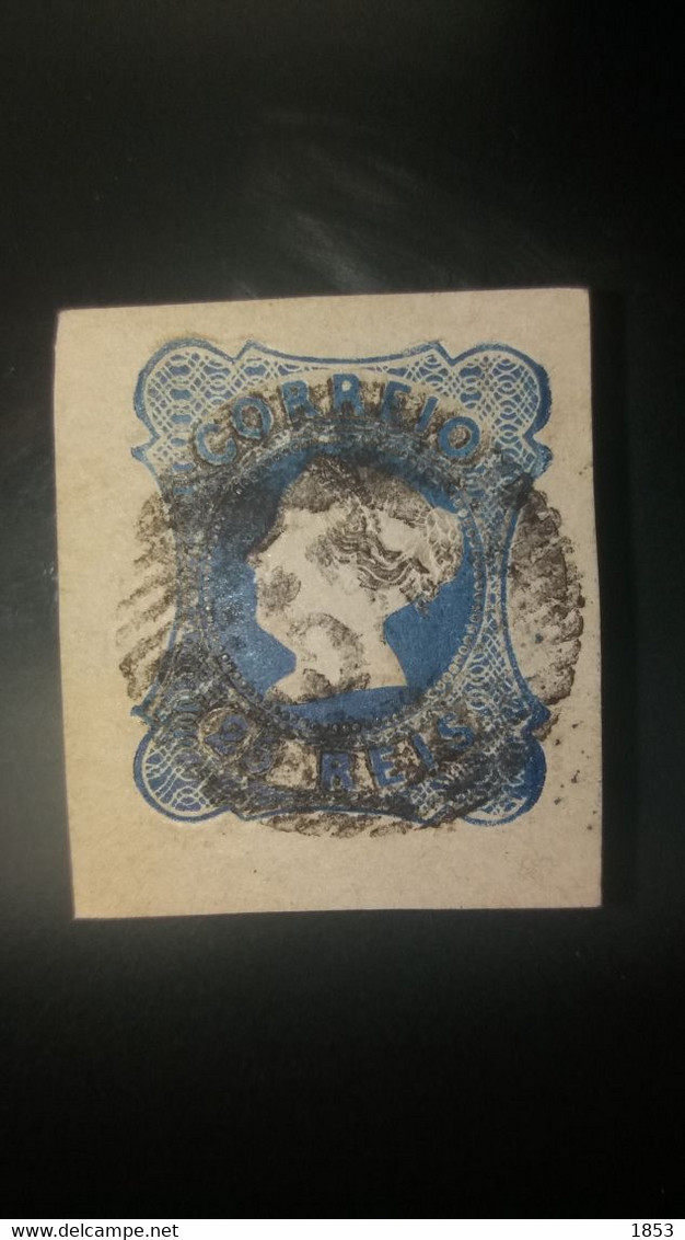 D.MARIA II - MARCOFILIA - 1ªREFORMA (53) AMARANTE - Used Stamps