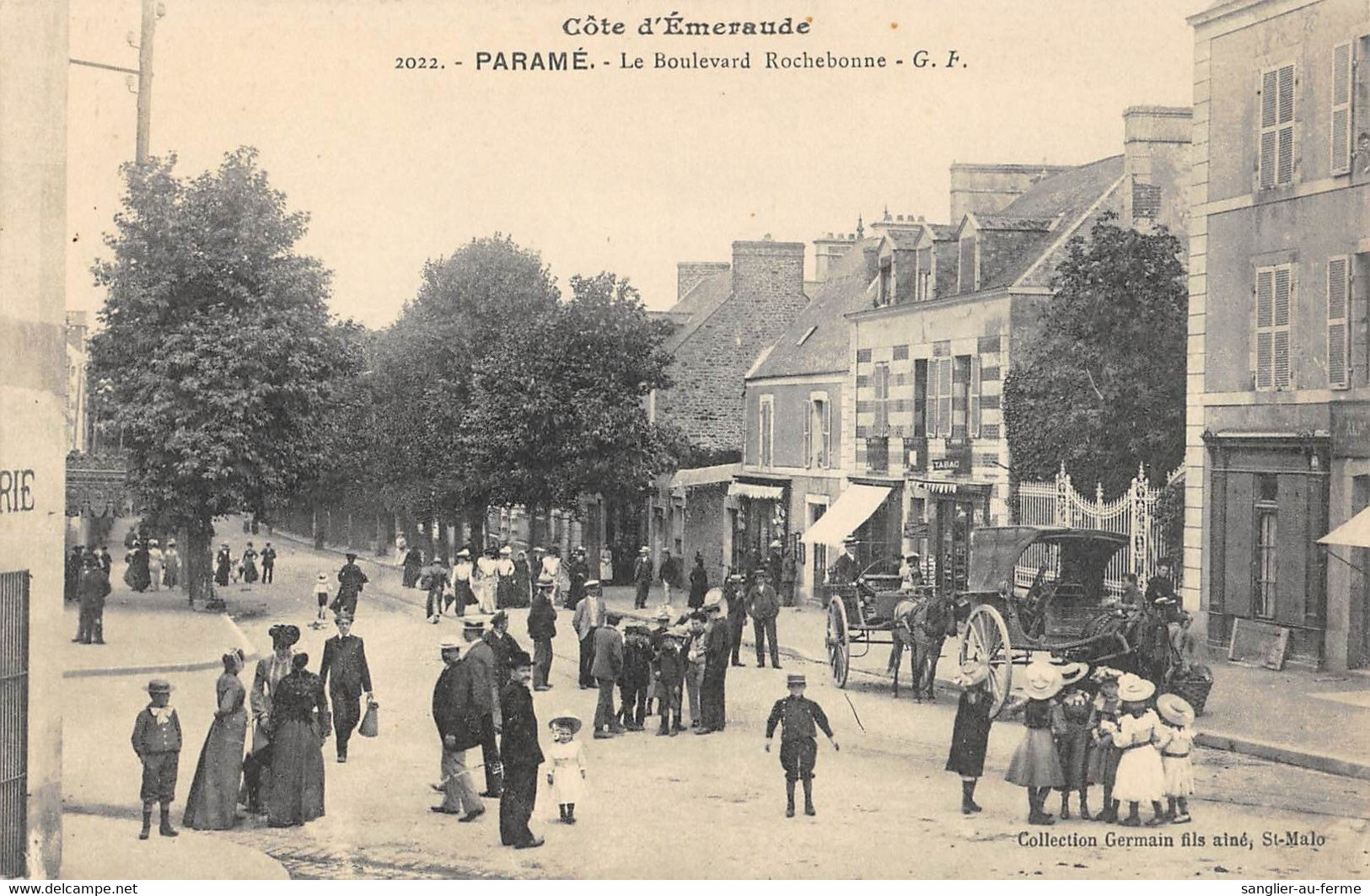 CPA 35 PARAME LE BOULEVARD ROCHEBONNE - Parame