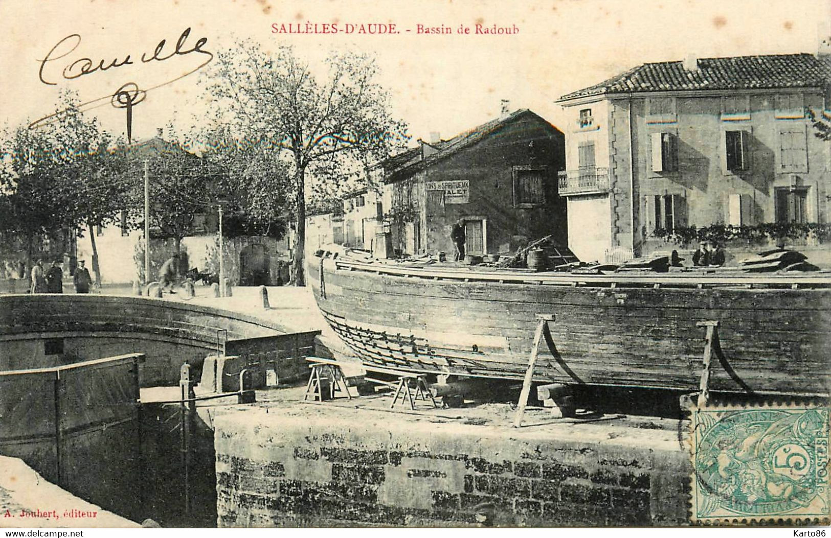 Sallèles D'aude * Chantier De Construction De Bateaux ? * Bassin De Radoub - Salleles D'Aude