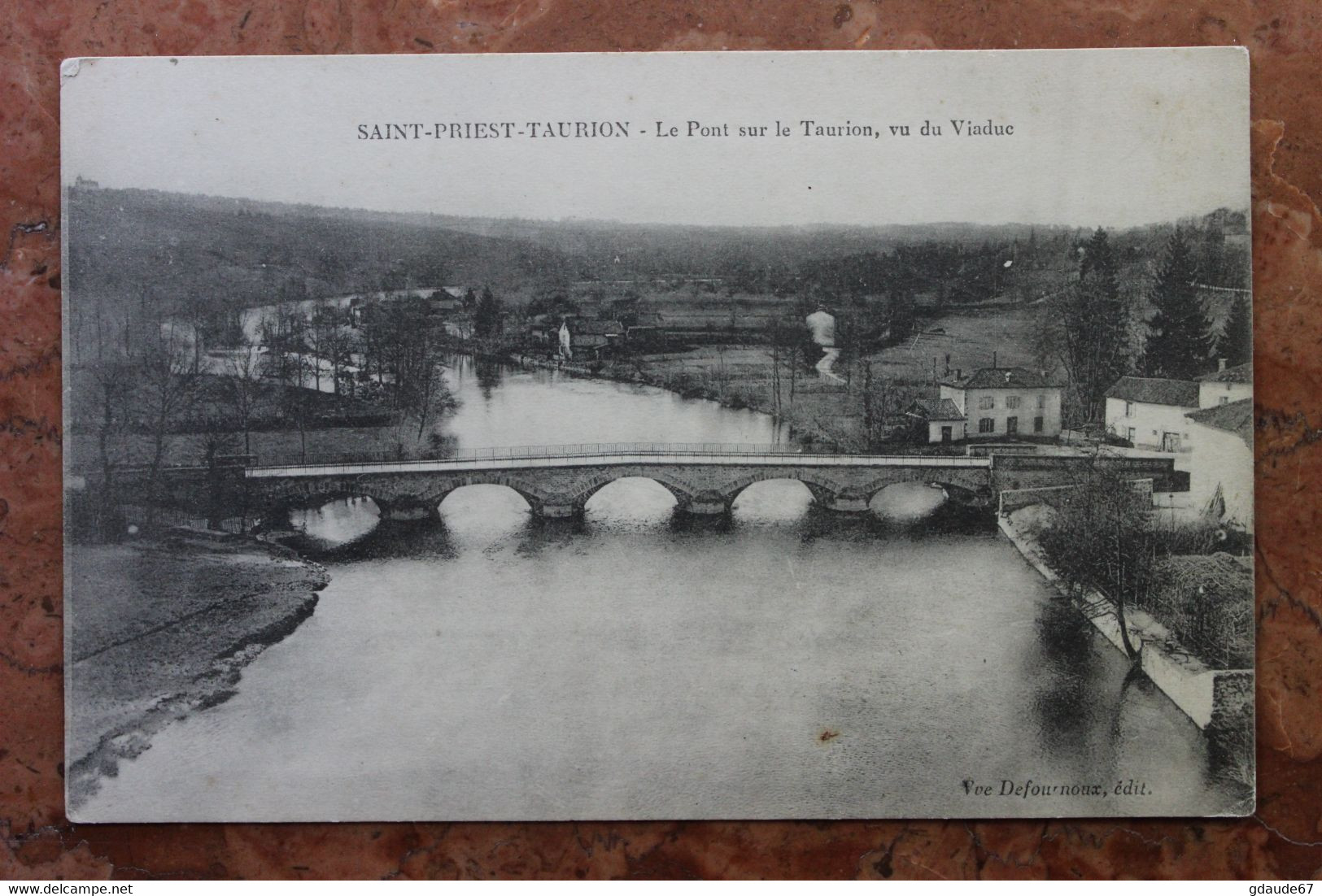 SAINT-PRIEST-TAURION (87) - LE PONT SUR LE TAURION, VU DU VIADUC - Saint Priest Taurion