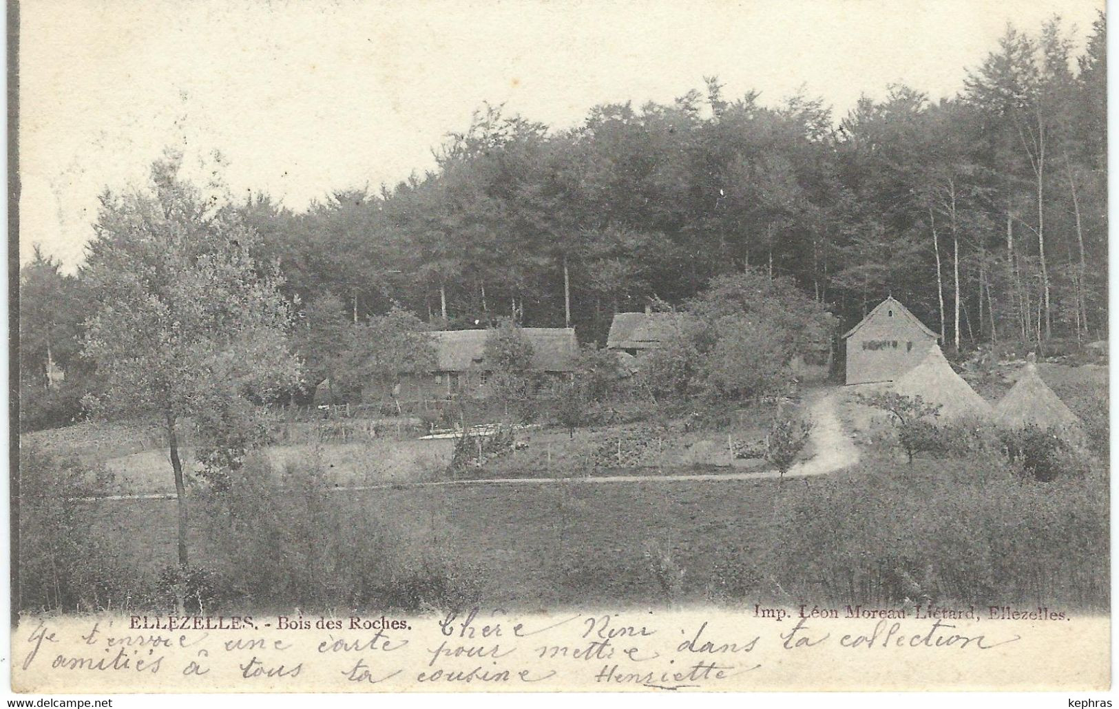 ELLEZELLES : Bois Des Roches - Cachet De La Poste 1904 - Ellezelles