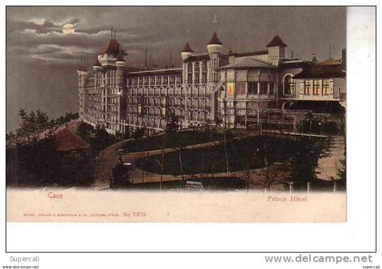 REF12.795   SUISSE  . VALAIS.   CAUX.  PALACE HOTEL. - Other & Unclassified