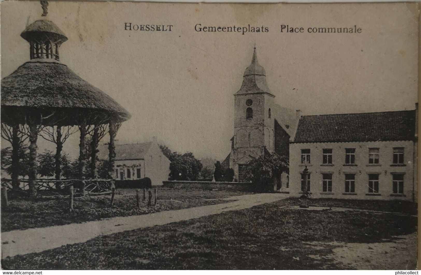 Hoeselt - Hoesselt // Gemeente Plaats - Place Communale 1919 - Hoeselt