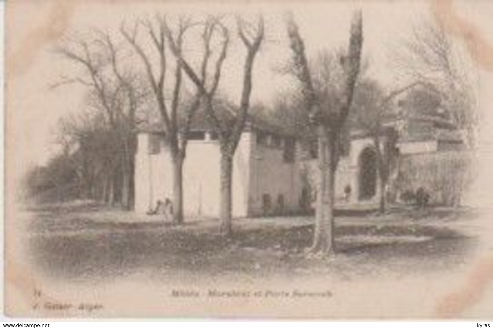 ALGERIE. J. GEISER N° 14 . MEDEA(H) Marabout Et Porte Saraouih - Médéa