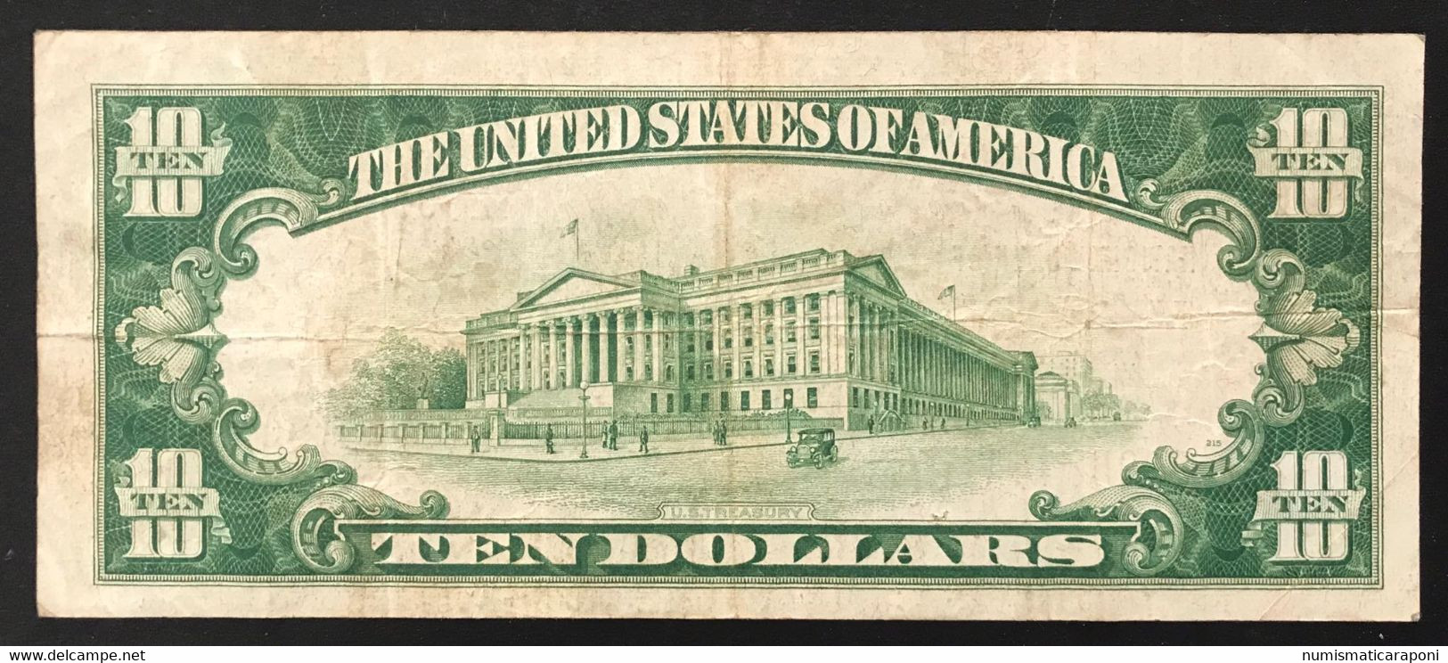 Usa U.s.a. 10 Dollars 1929 National Bank Of La Crosse Wisconsin Lotto 1519 - Biljetten Van De Verenigde Staten (1928-1953)