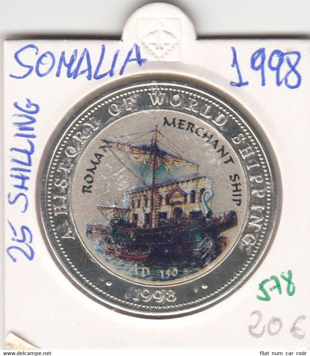 CR0578 MONEDA SOMALIA 25 SHILLINES 1998 20 - Somalia