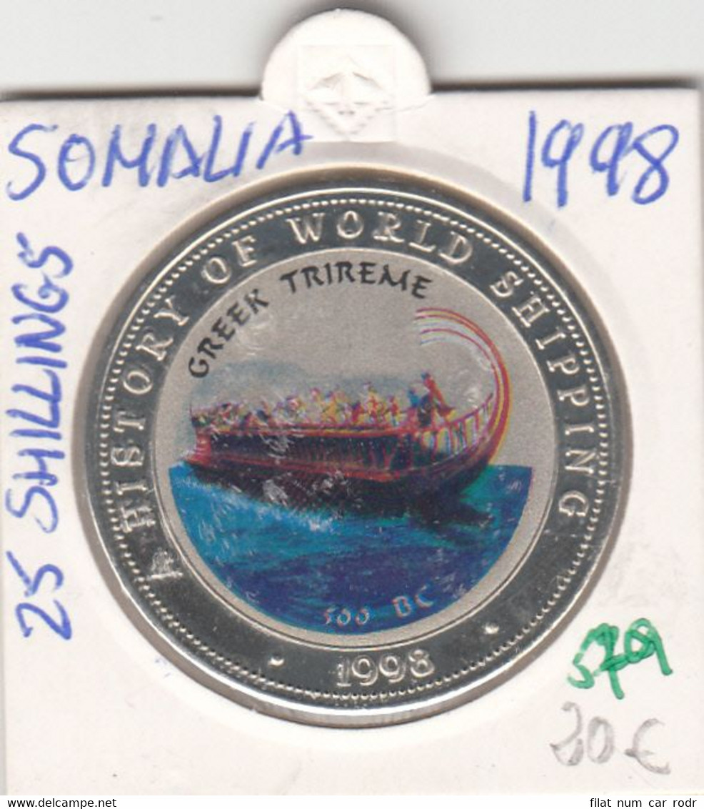 CR0579 MONEDA SOMALIA 25 SHILLINES 1998 20 - Somalie