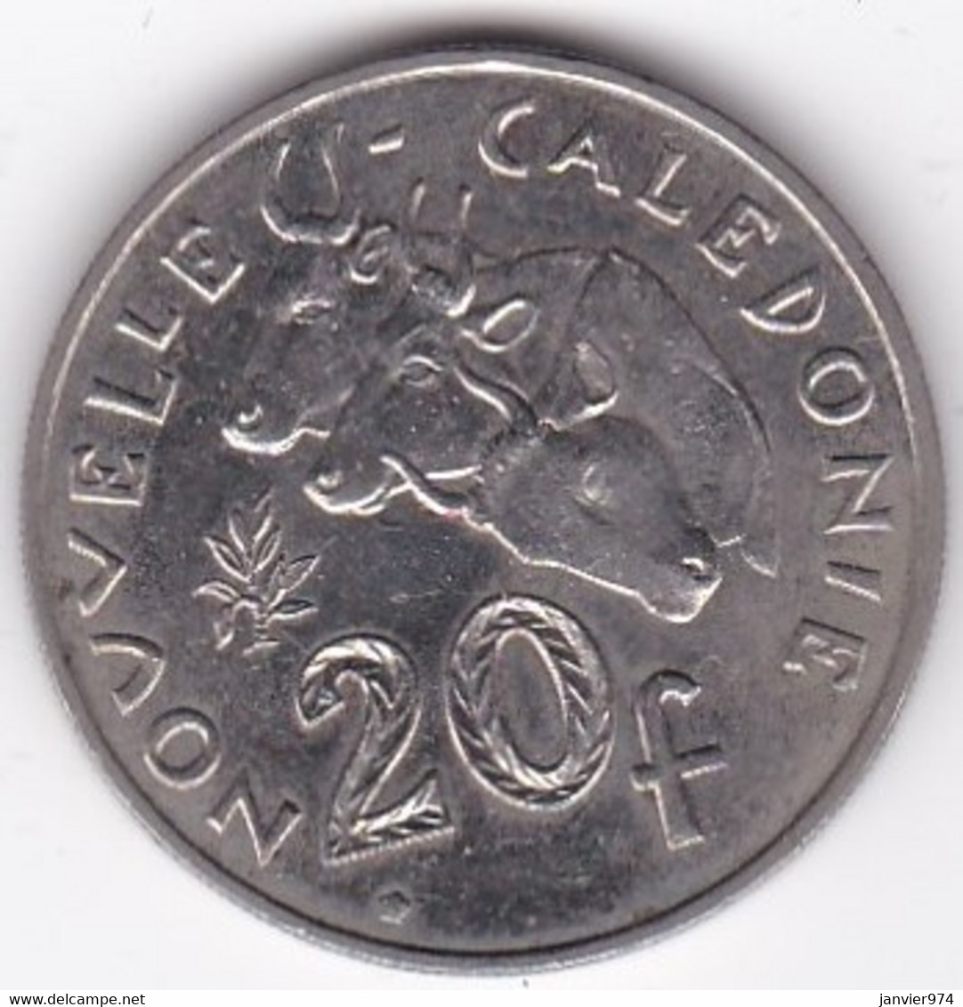 Nouvelle-Calédonie. 20 Francs 2008. En Nickel - Nieuw-Caledonië