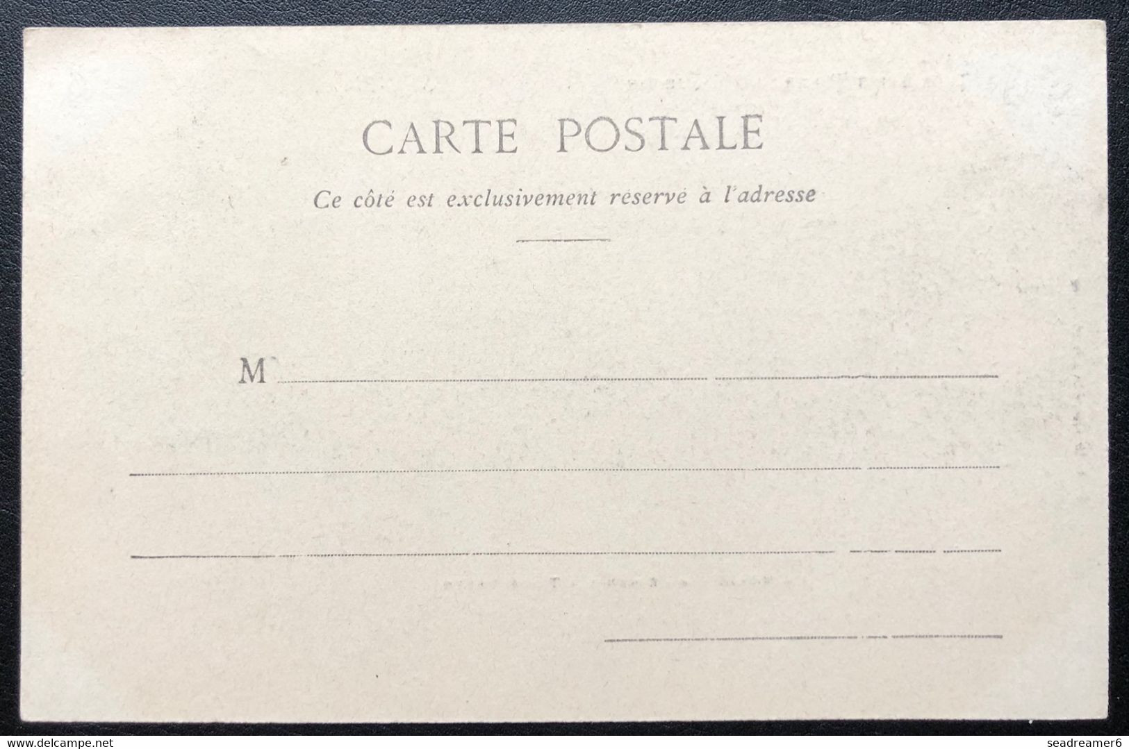 Carte Postale Originale De Saint-Pierre Et Miquelon 1900/1920 "un Village De Pecheurs à Terre Neuve (timbre Manquant) - Saint-Pierre-et-Miquelon