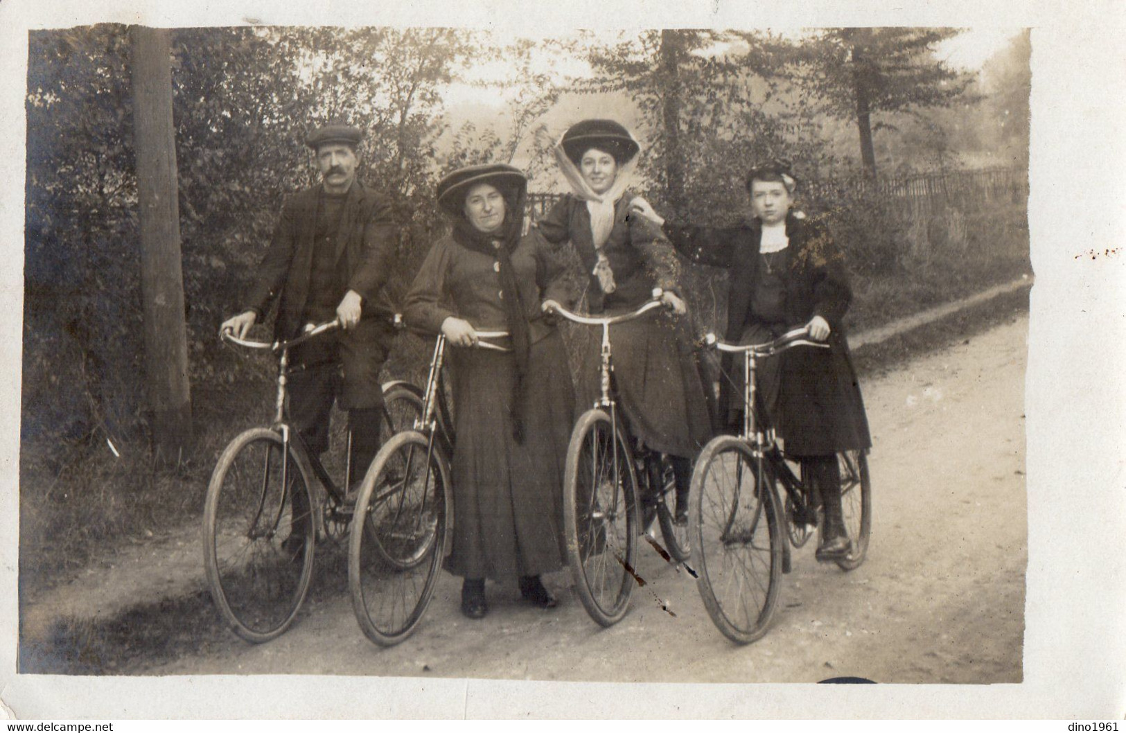 CPA 3149 - Carte Photo - PARIS - Bois De VINCENNES - Vélo - Un Groupe De Cyclistes - Altri & Non Classificati