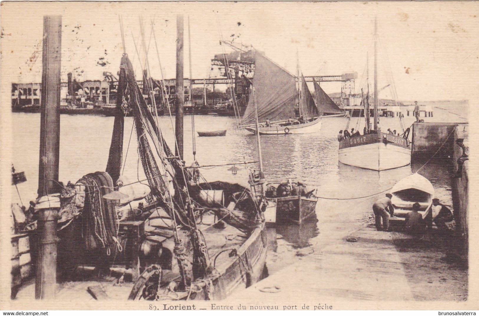 LORIENT - Entrée Du Nouveau Port De Pêche - Lorient