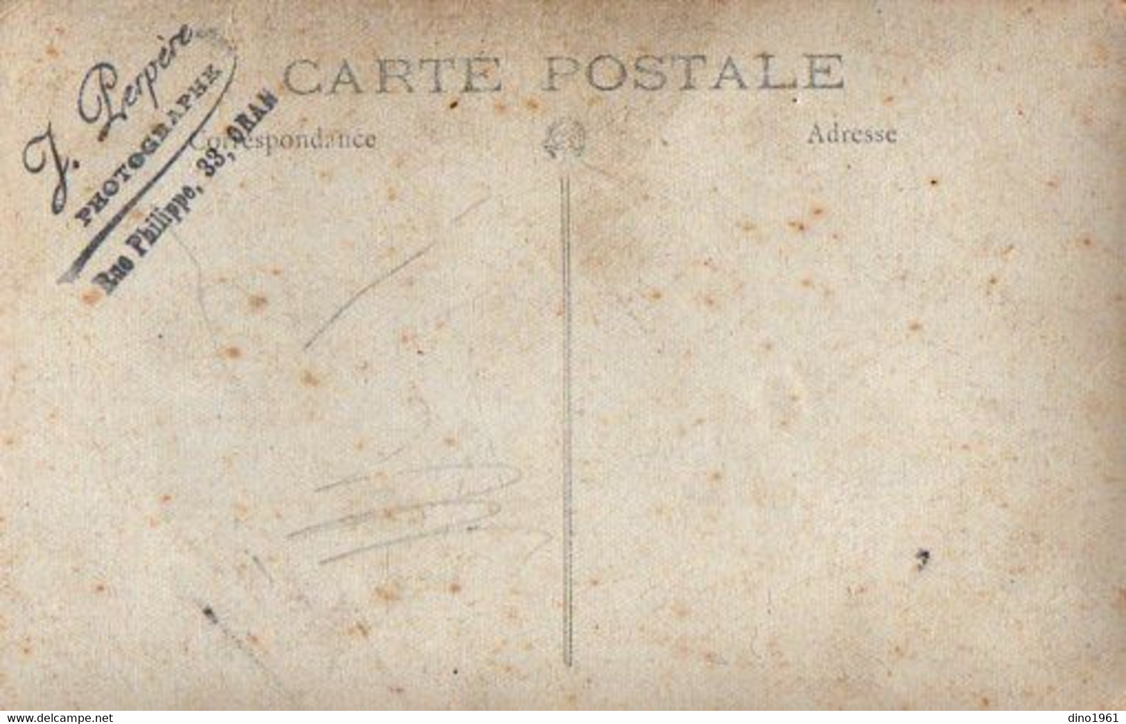 CPA 3152 - MILITARIA - Carte Photo Militaire - Un Groupe De Zouaves - Photo J. PERPERE à ORAN - Personnages