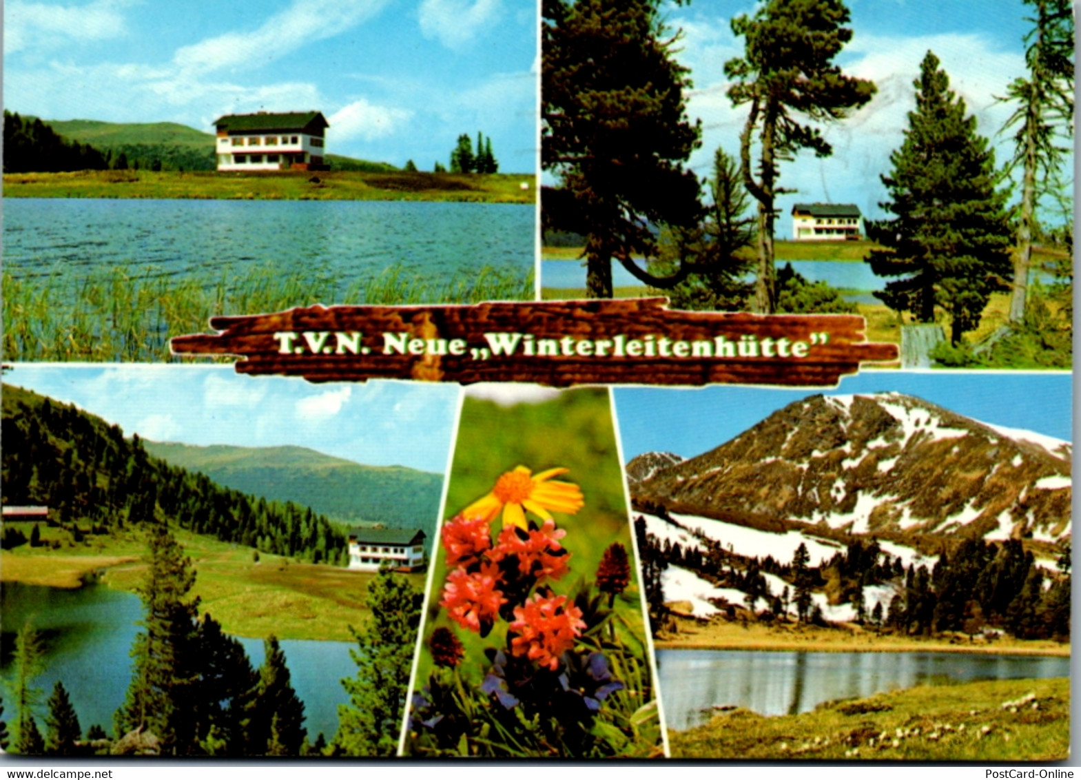 12556 - Steiermark - Judenburg , T. V. N. Neue Winterleitenhütte , Seetaler Alpen , Mehrbildkarte - Gelaufen 1982 - Judenburg