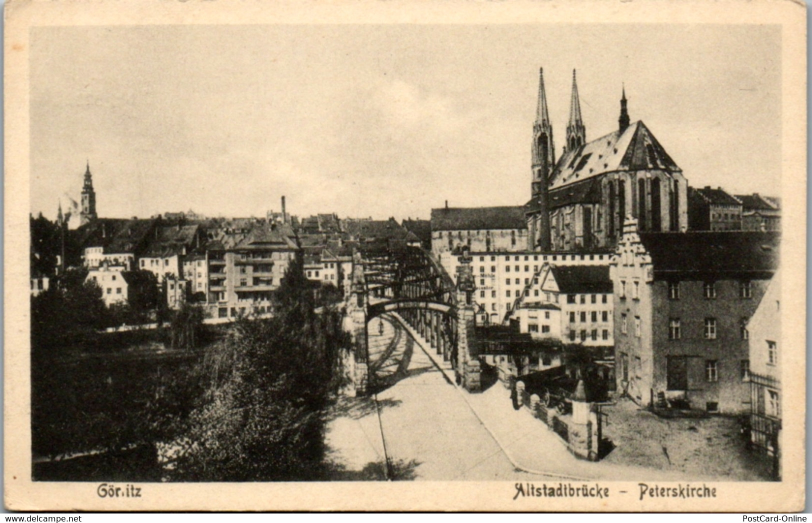 12585 - Deutschland - Göritz , Altstadtbrücke , Peterskirche - Nicht Gelaufen - Goerlitz