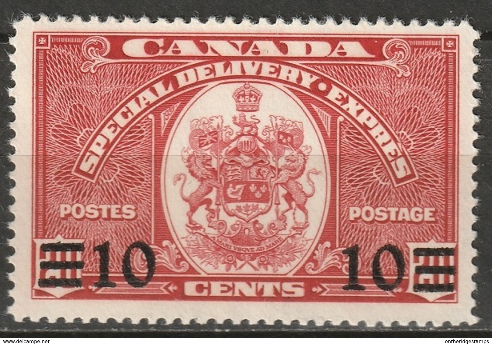 Canada 1939 Sc E9  Special Delivery MH* - Correo Urgente