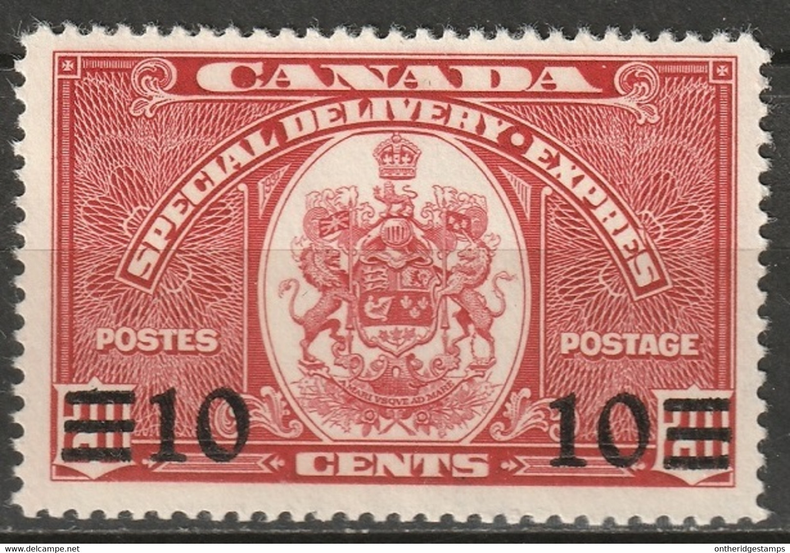 Canada 1939 Sc E9  Special Delivery MH* - Exprès