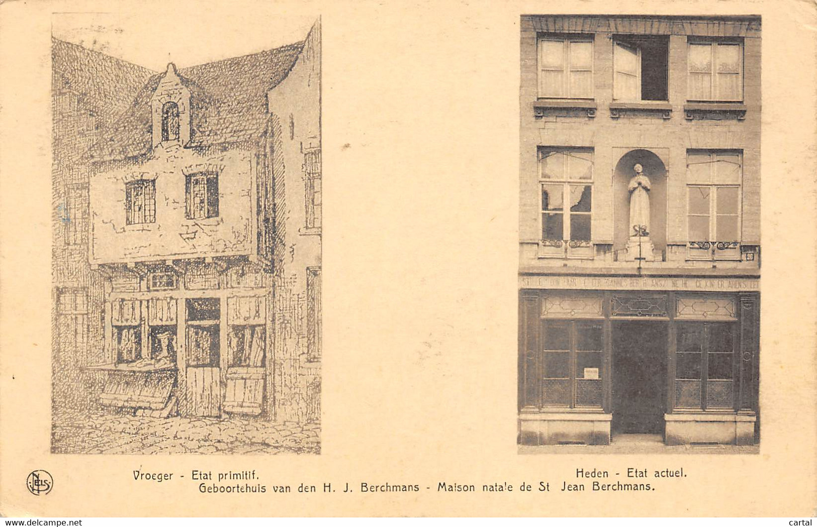 DIEST - Geboortehuis Van Den H. J. Berchmans - Vroeger - Heden - Diest