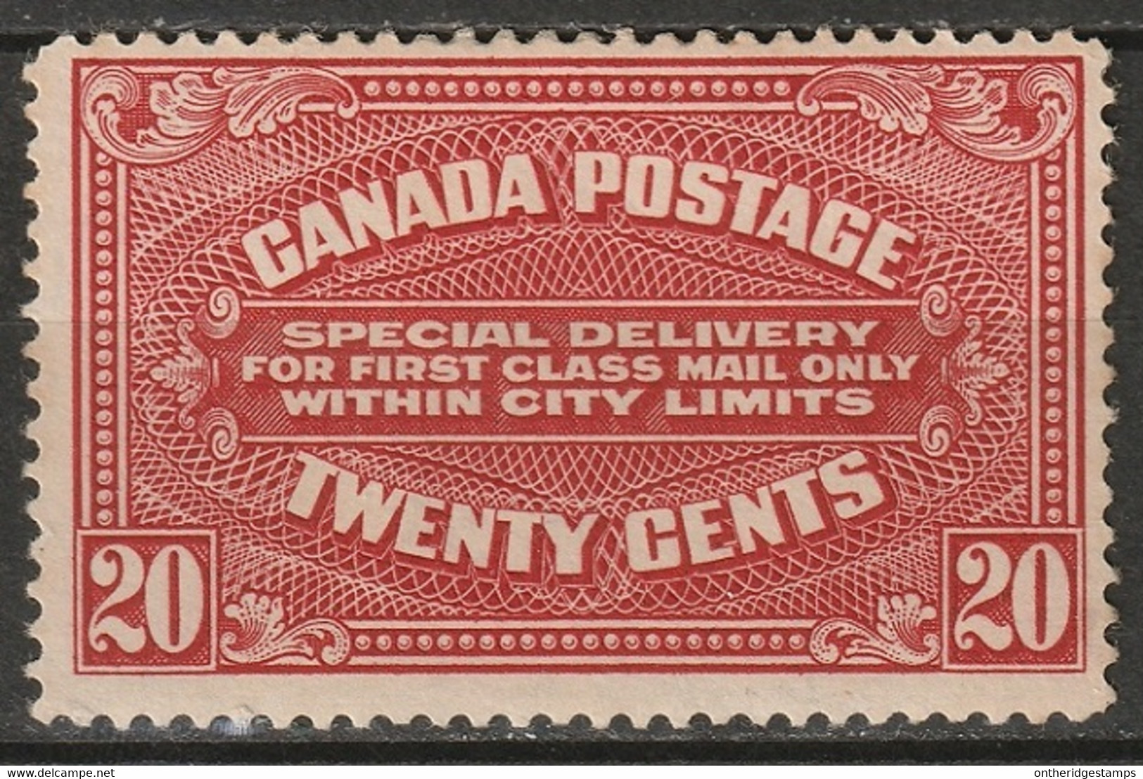 Canada 1922 Sc E2  Special Delivery MH** Some Disturbed Gum - Exprès