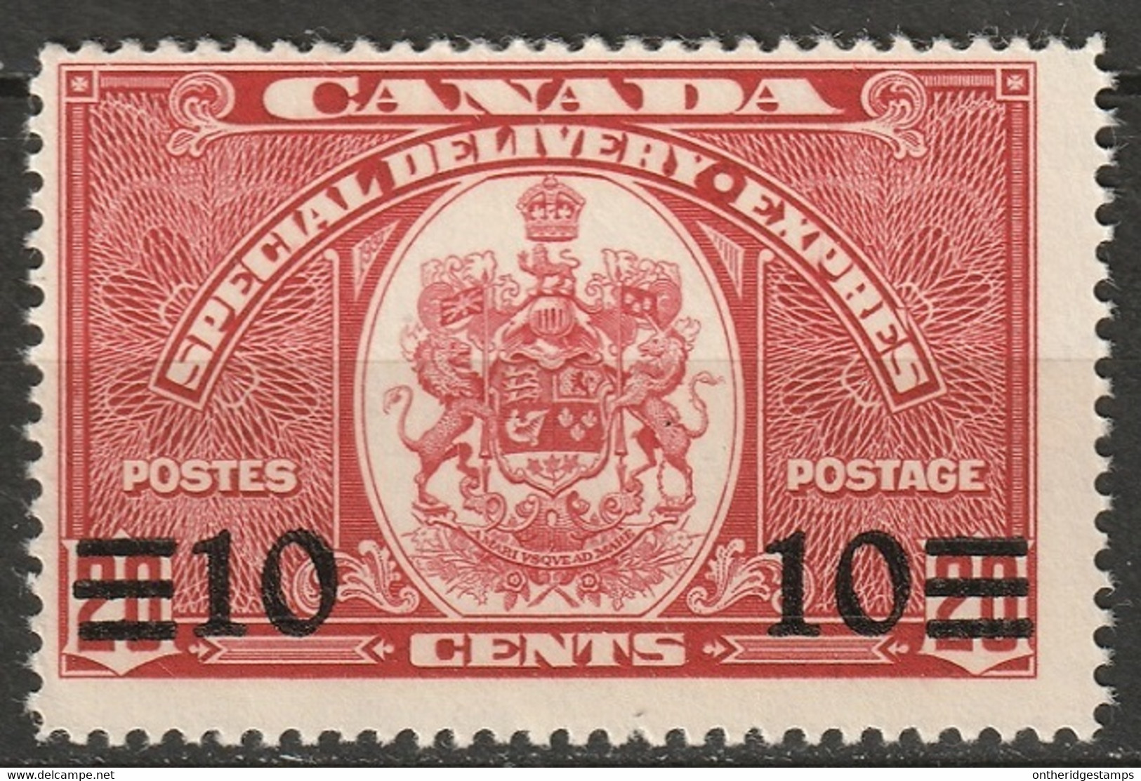 Canada 1939 Sc E9  Special Delivery MNH** Toned Gum - Special Delivery