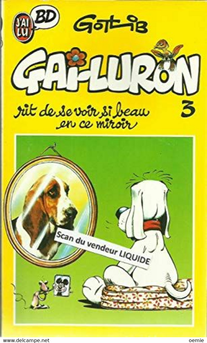 GAI LURON  RIT DE SE VOIR SI BEAU EN CE MIROIR   N° 169 - Gai-Luron