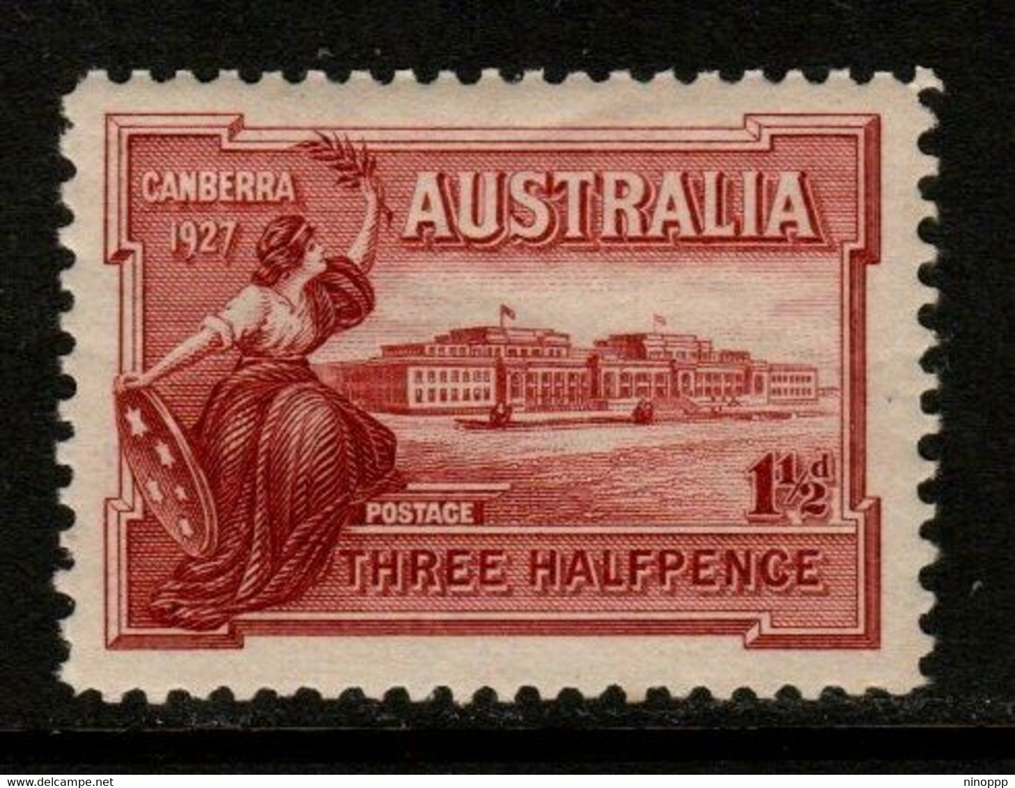 Australia SG 105 1927 Parliament House Canberra, Mint Never Hinged - Nuevos