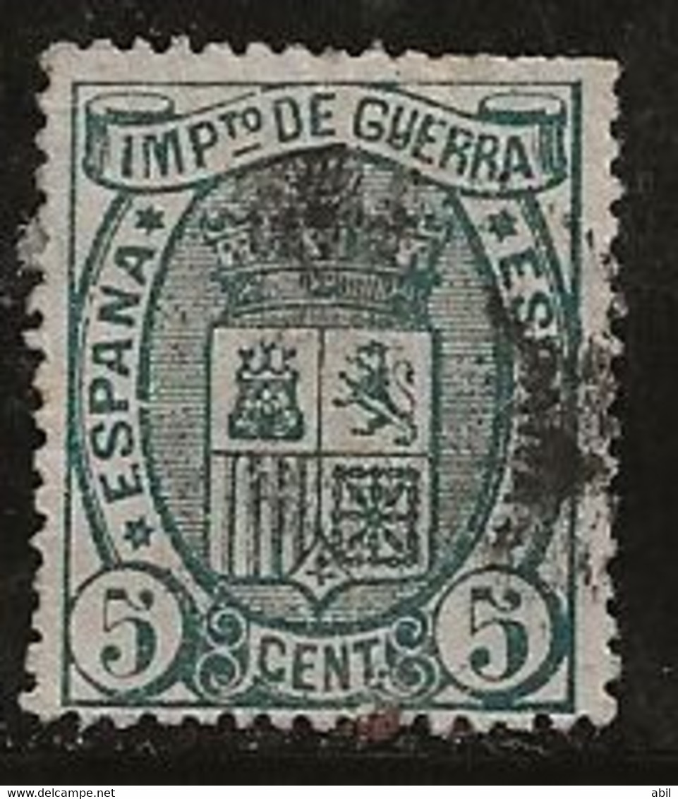 Espagne 1875 N° Y&T : IG. 3 Obl. - Kriegssteuermarken