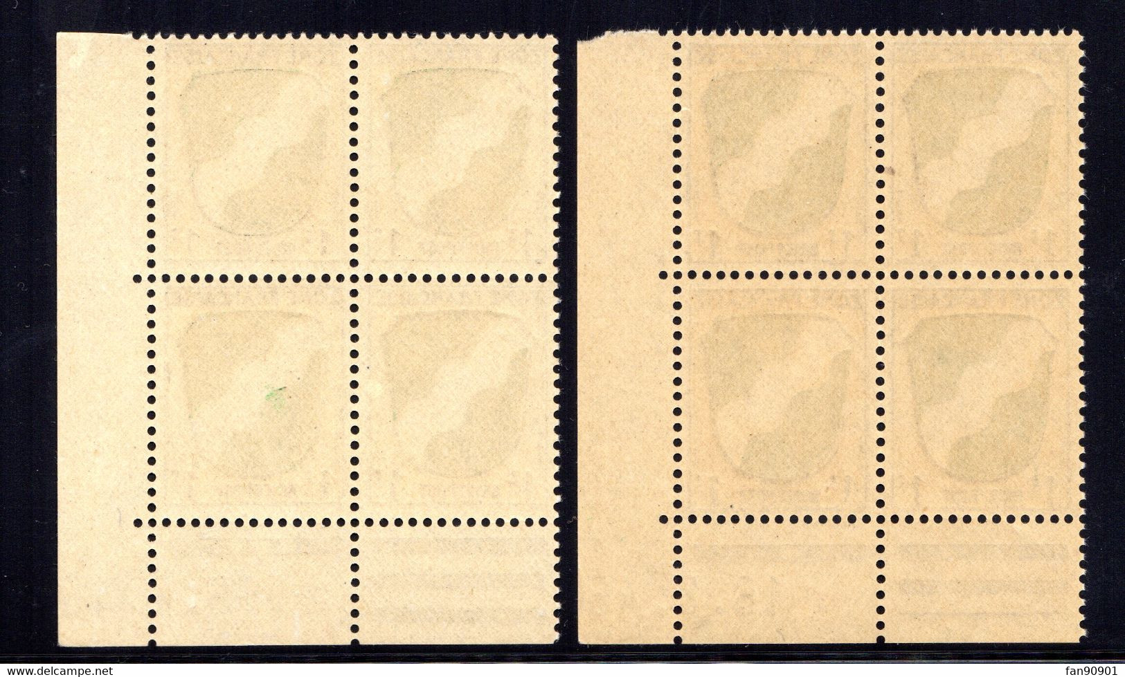 Mi-Nr: 1 Bx Bru VB - Wappen RHEINLAND, 16.08.1946, Druckplatten C+D, 1. Druckperiode, **/MNH/NSC - Coin Daté - Otros & Sin Clasificación