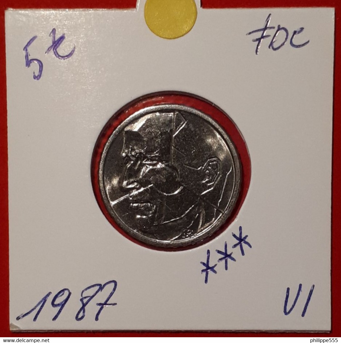 50 Frank 1987 Vlaams - FDC - 50 Francs
