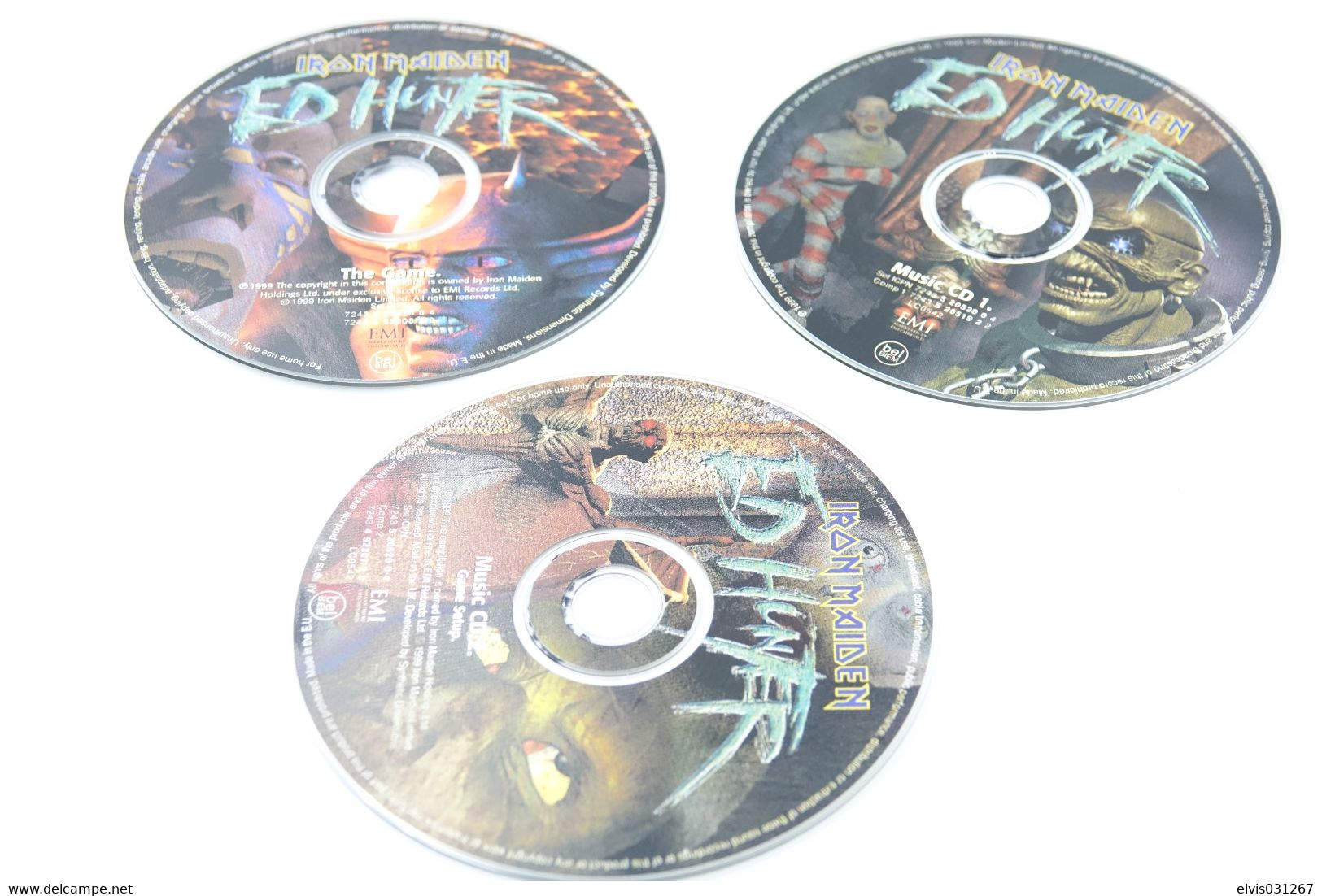 PERSONAL COMPUTER PC GAME : CD IRON MAIDEN ED HUNTER - MUSIC - ULTRA RARE - TMF