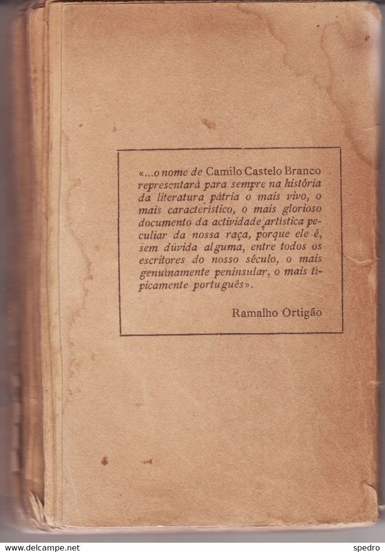 Portugal 1951 Romance O Bem E O Mal Camilo Castelo Branco 12.ª Edição Sociedade Industrial De Tipografia Lisboa - Romanzi