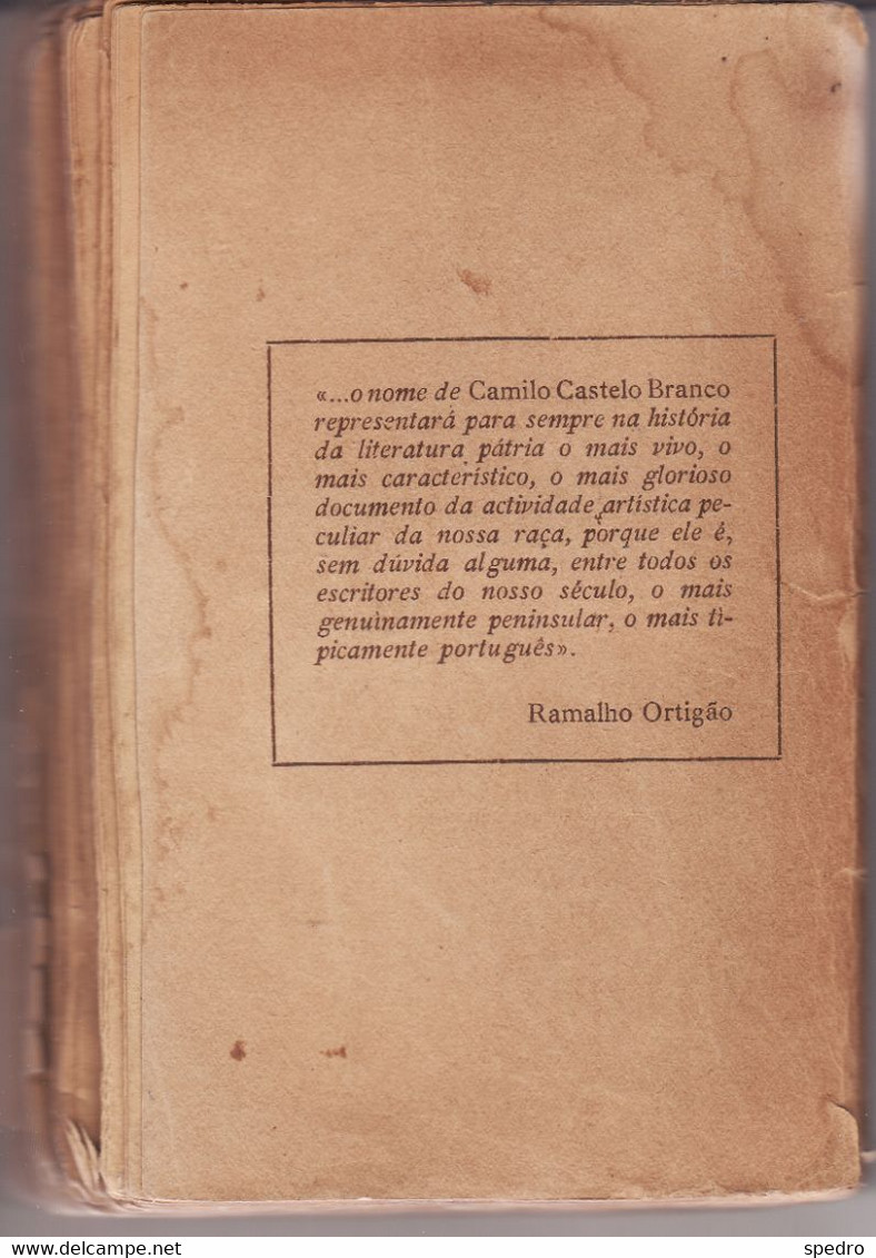 Portugal 1951 Romance O Bem E O Mal Camilo Castelo Branco 12.ª Edição Sociedade Industrial De Tipografia Lisboa - Romans