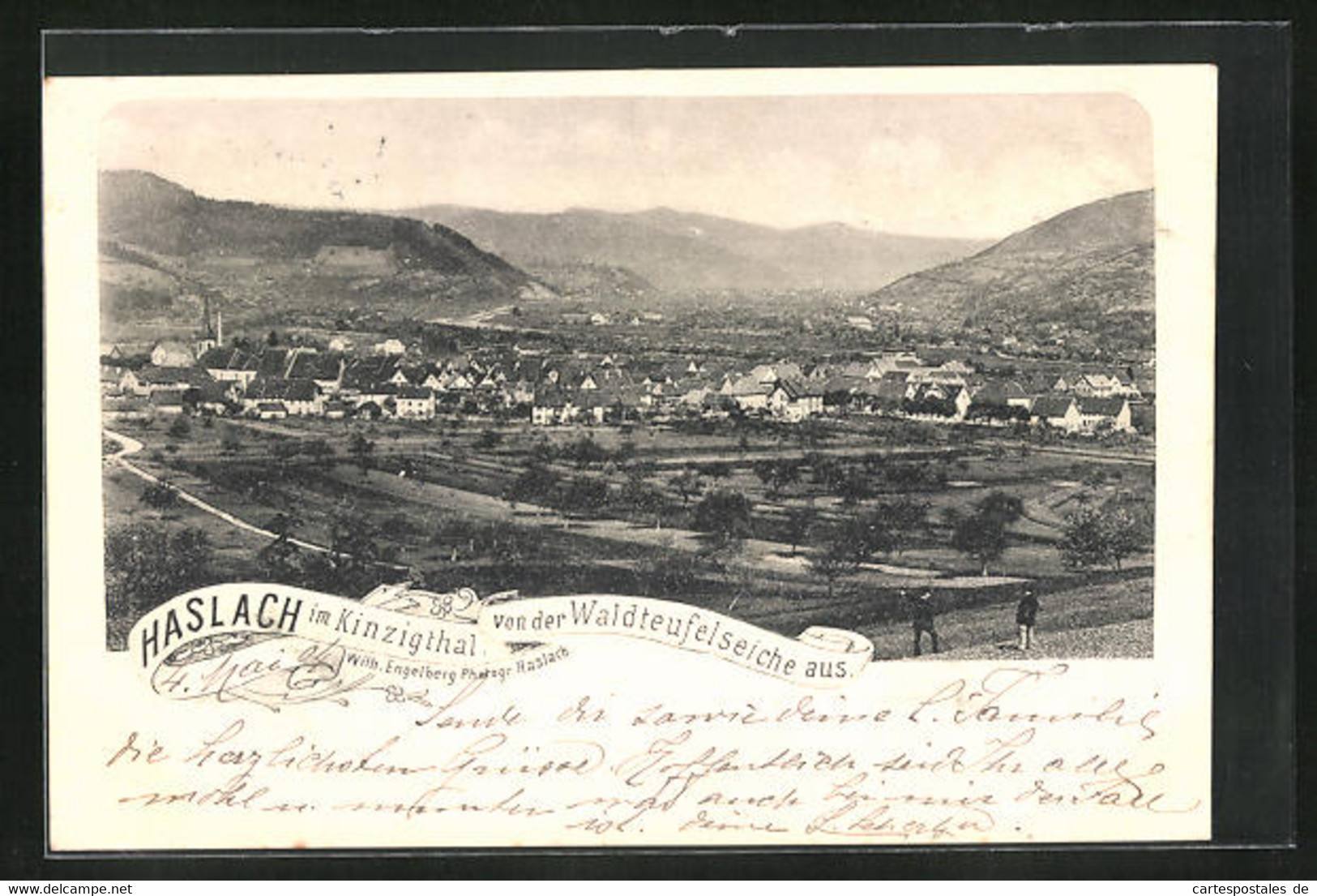 AK Haslach / Kinzigthal, Panoramablick Von Der Waldteufelseiche - Haslach