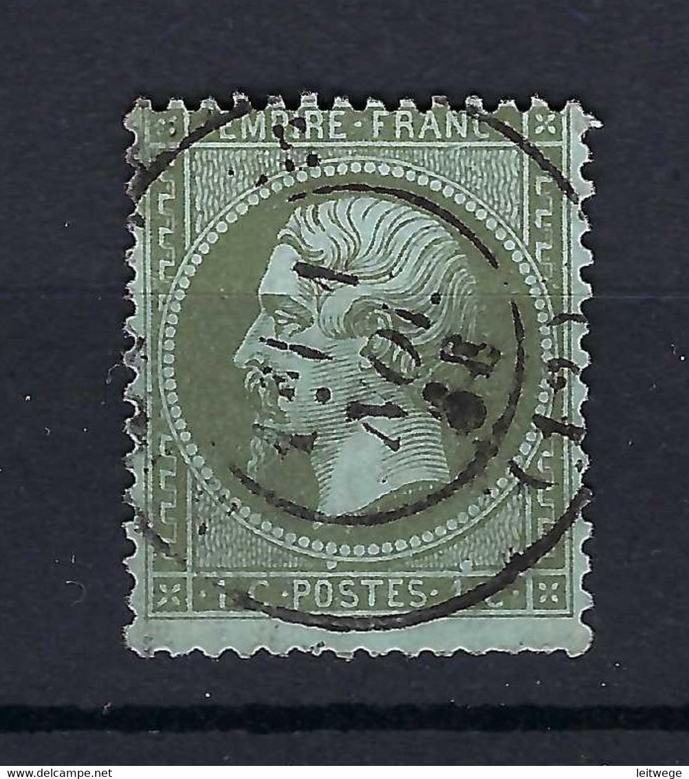 Frankreich Mi.18b Gestempelt Kat.45,-€ - 1862 Napoléon III