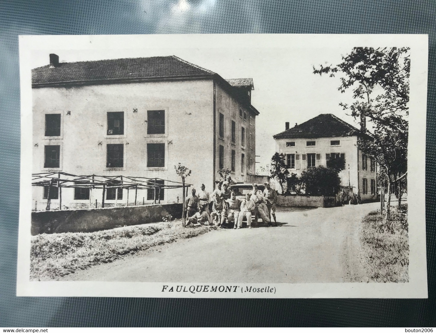 Faulquemont Vue De La Rue De Pontpierre En Allant De Faulquemont Vers Saint Avold Carte Non Circulée Militaire 146 RIF - Faulquemont