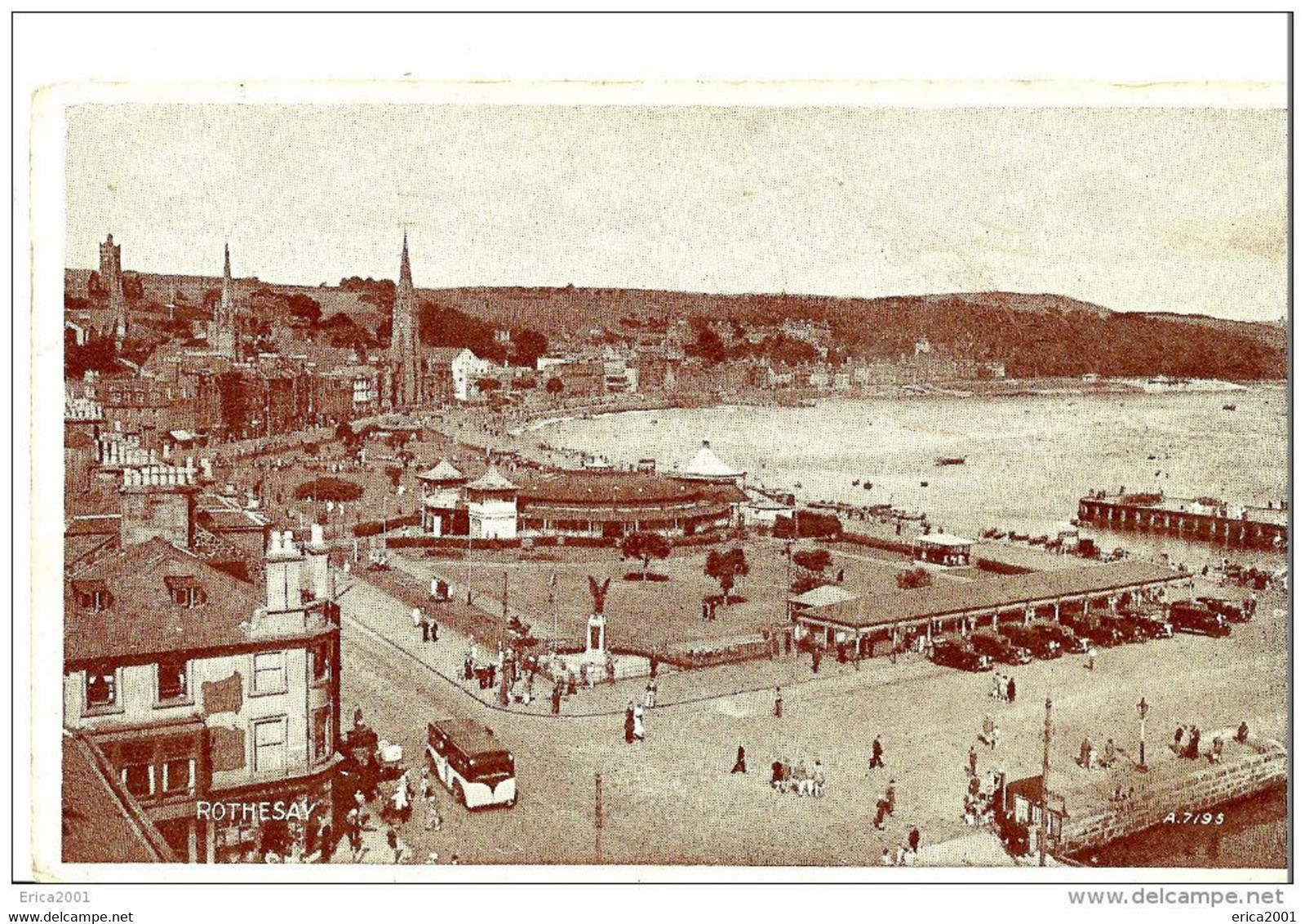 Bute. Rothesay. General View And The Beach. - Bute