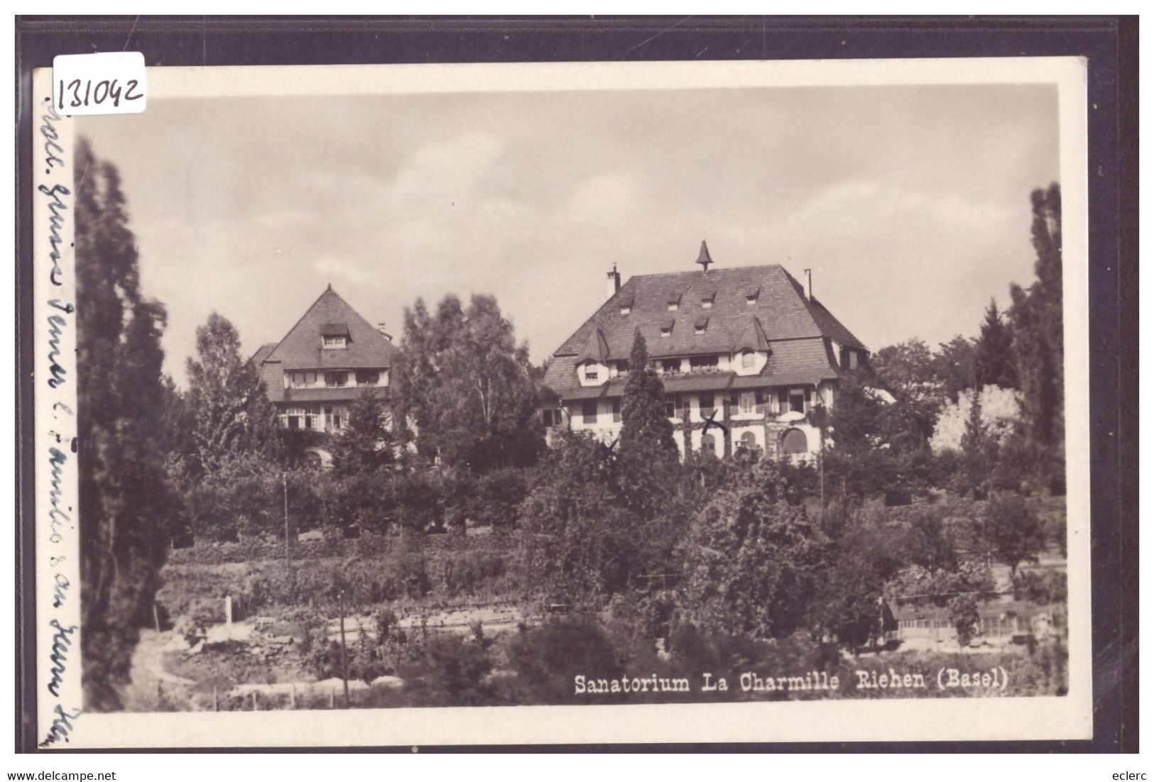 RIEHEN - SANATORIUM LA CHARMILLE - TB - Riehen