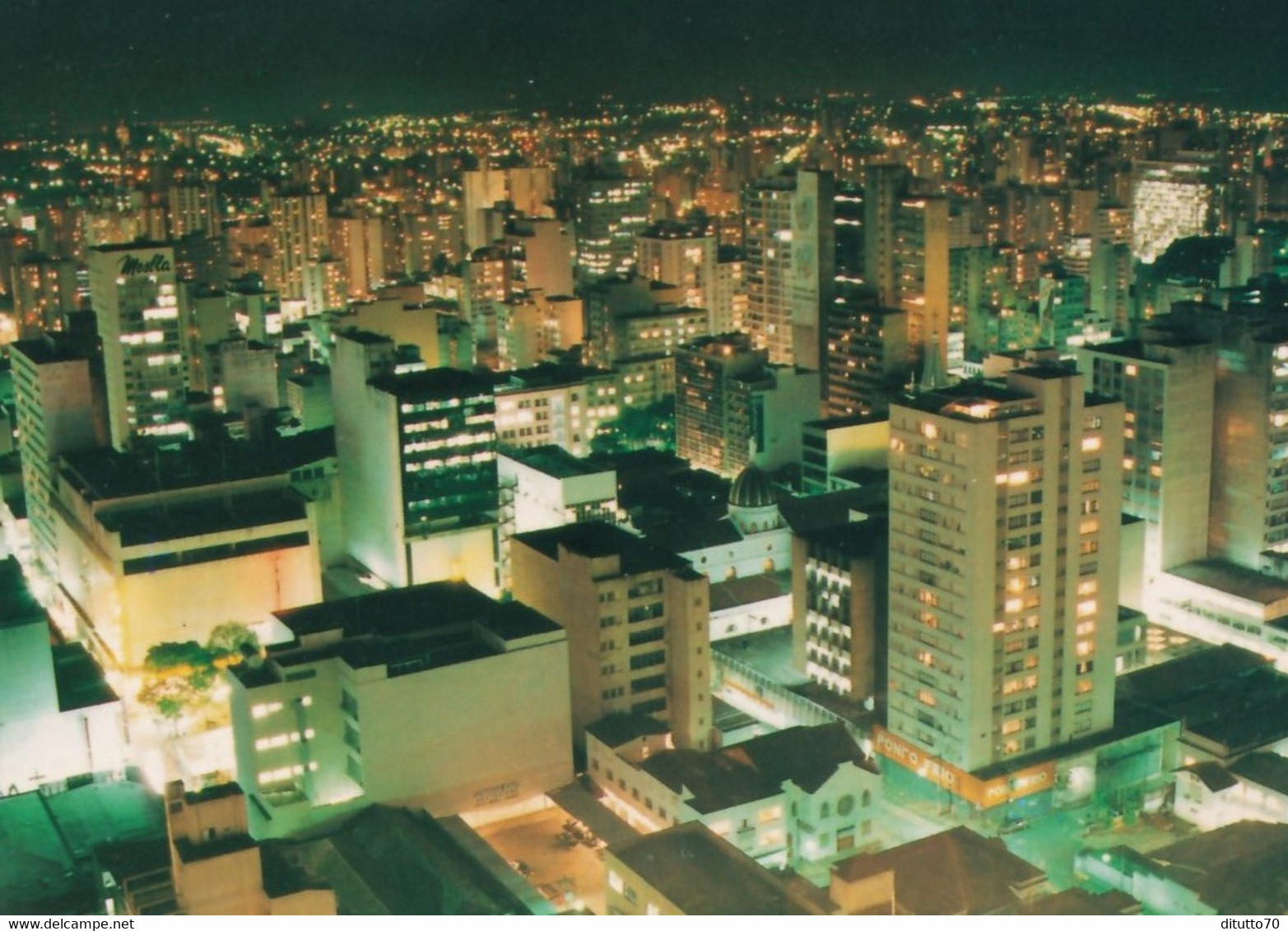 Campinas - Vista Noturna Da Cidade - Brasil - Formato Grande Non Viaggiata – E 17 - Cuiabá