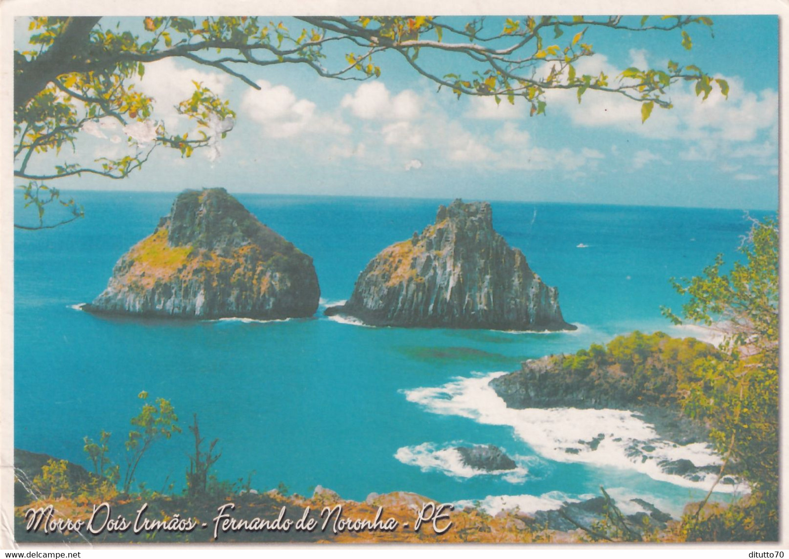 Morro Dois Imaos - Fernando De Noronha - Brasil - Formato Grande Viaggiata - E 17 - Cuiabá