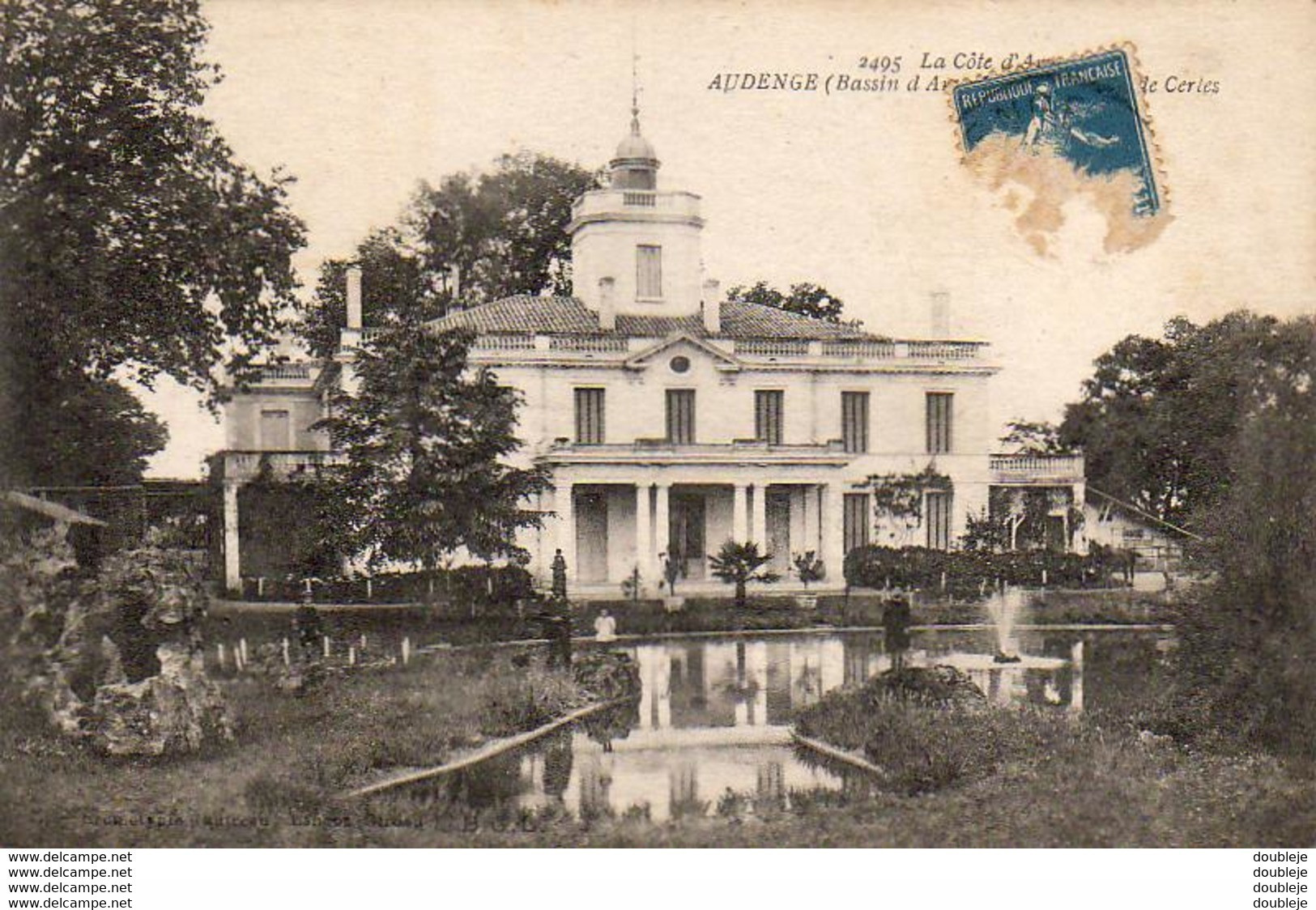 D33  AUDENGE  Château De Cerles ( Légende Cachée Par Le Timbre  Normalement Château De Certes ) - Gujan-Mestras